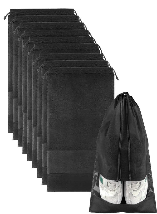 B11 Pack fo 10 Pcs Shoe Bags Transparent Large Shoes Pouch Storage Bag - Image 1